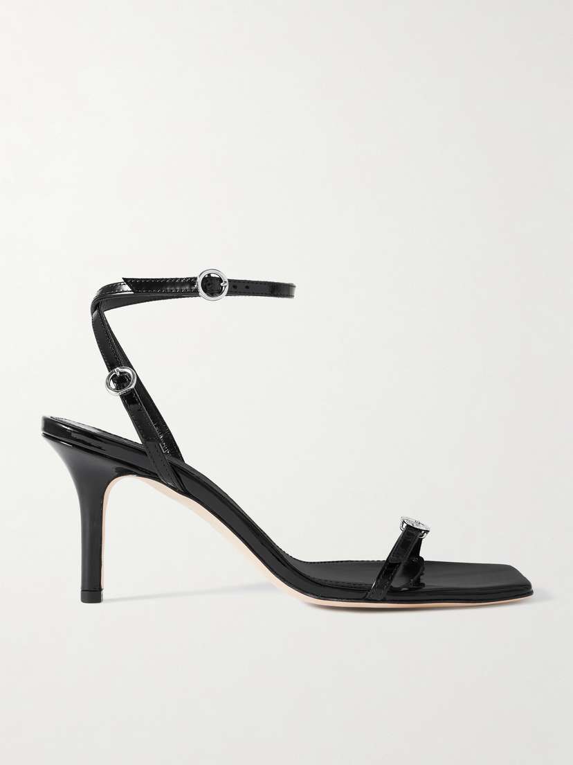 aeyde Hallie Patent-leather Sandals