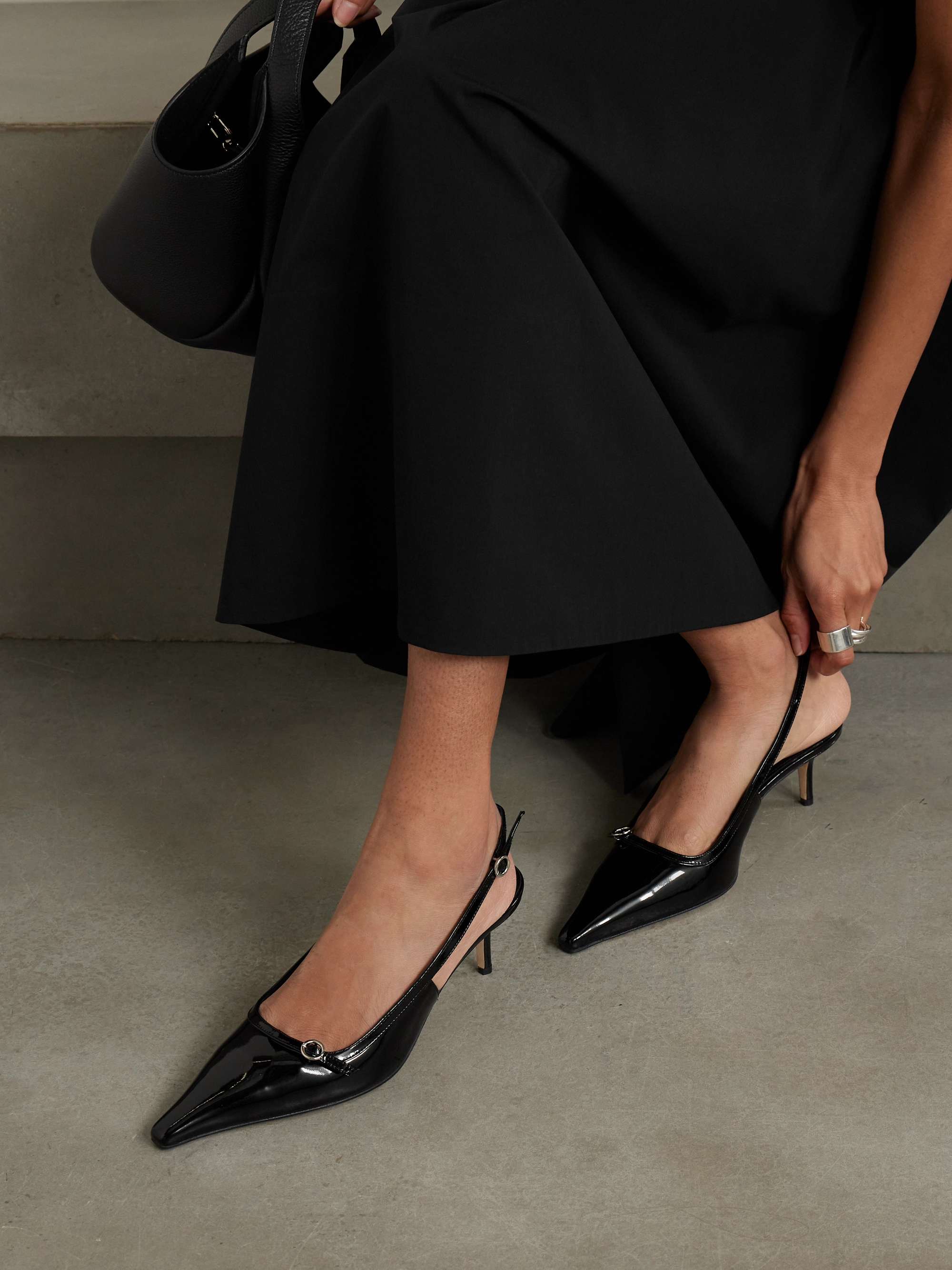 NILI LOTAN Megan cotton-blend twill wide-leg pants | NET-A