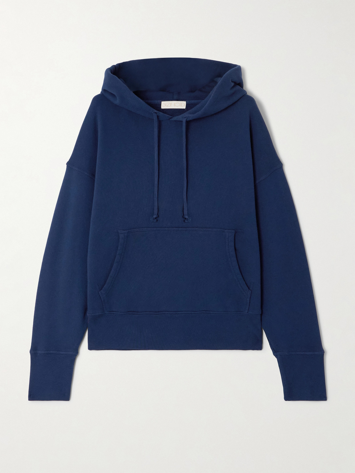 Suzie Kondi Hydra French Cotton-terry Hoodie In Blue