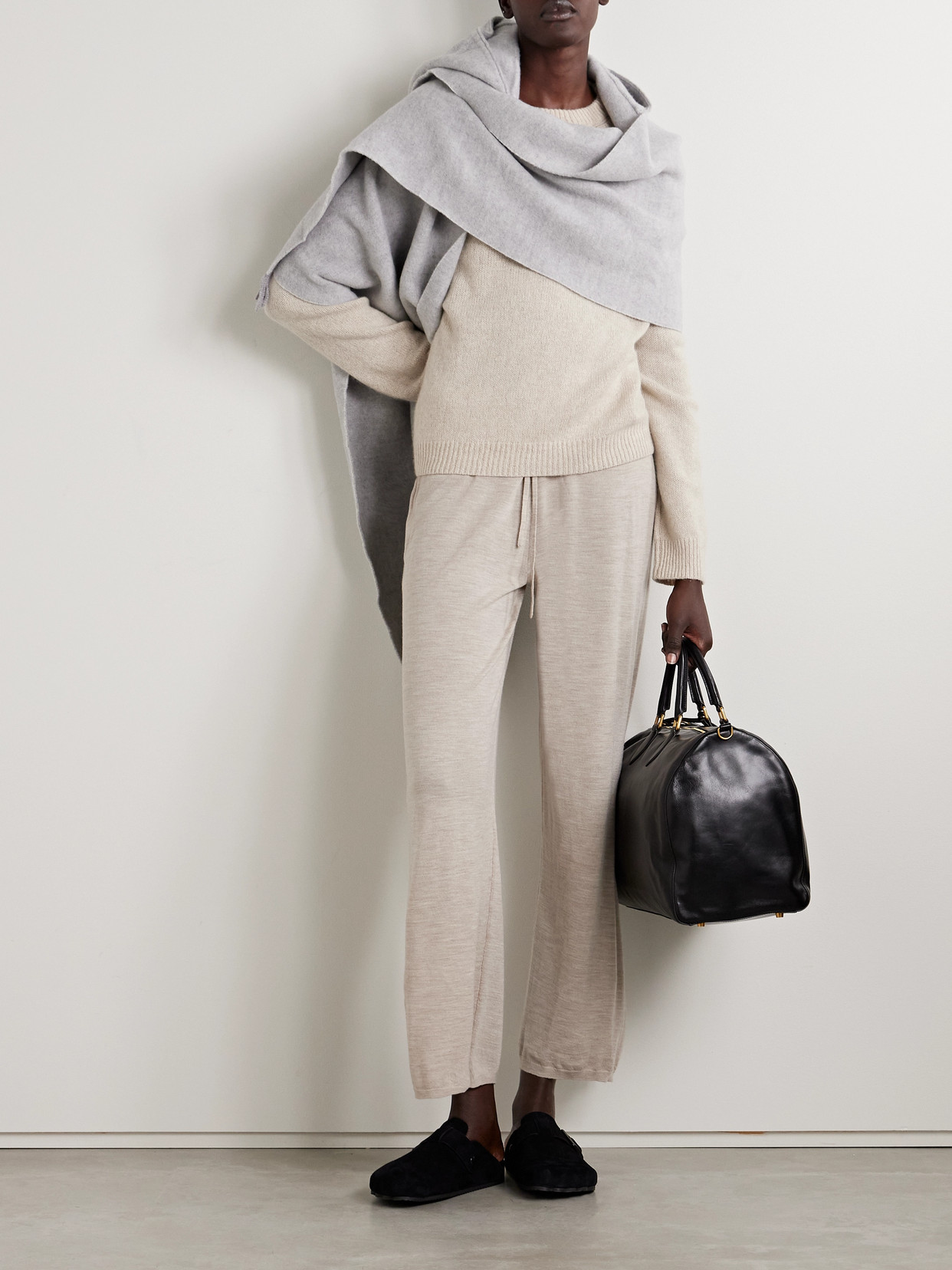 Suzie Kondi Kismet Cashmere Sweater In Neutrals
