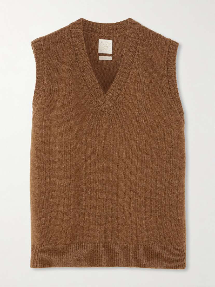 Suzie Kondi Stevie Oversized Cashmere Vest