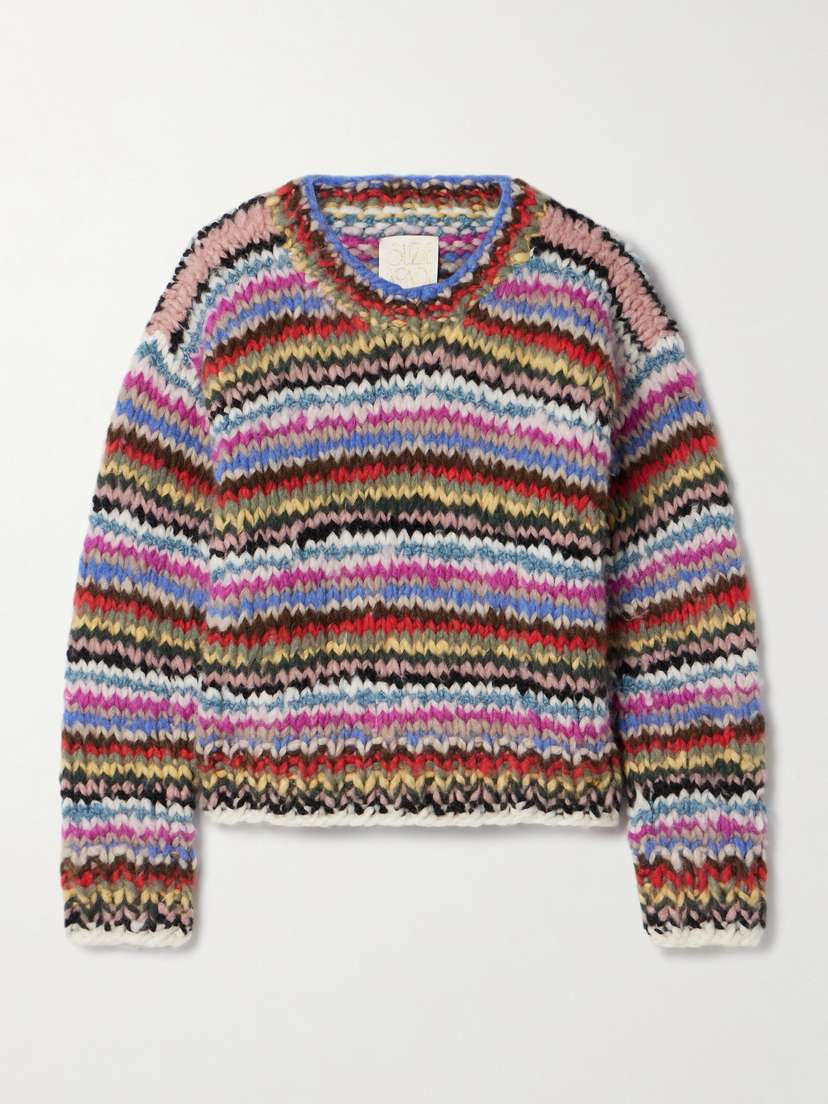 Suzie Kondi Jooshi Striped Cashmere Sweater