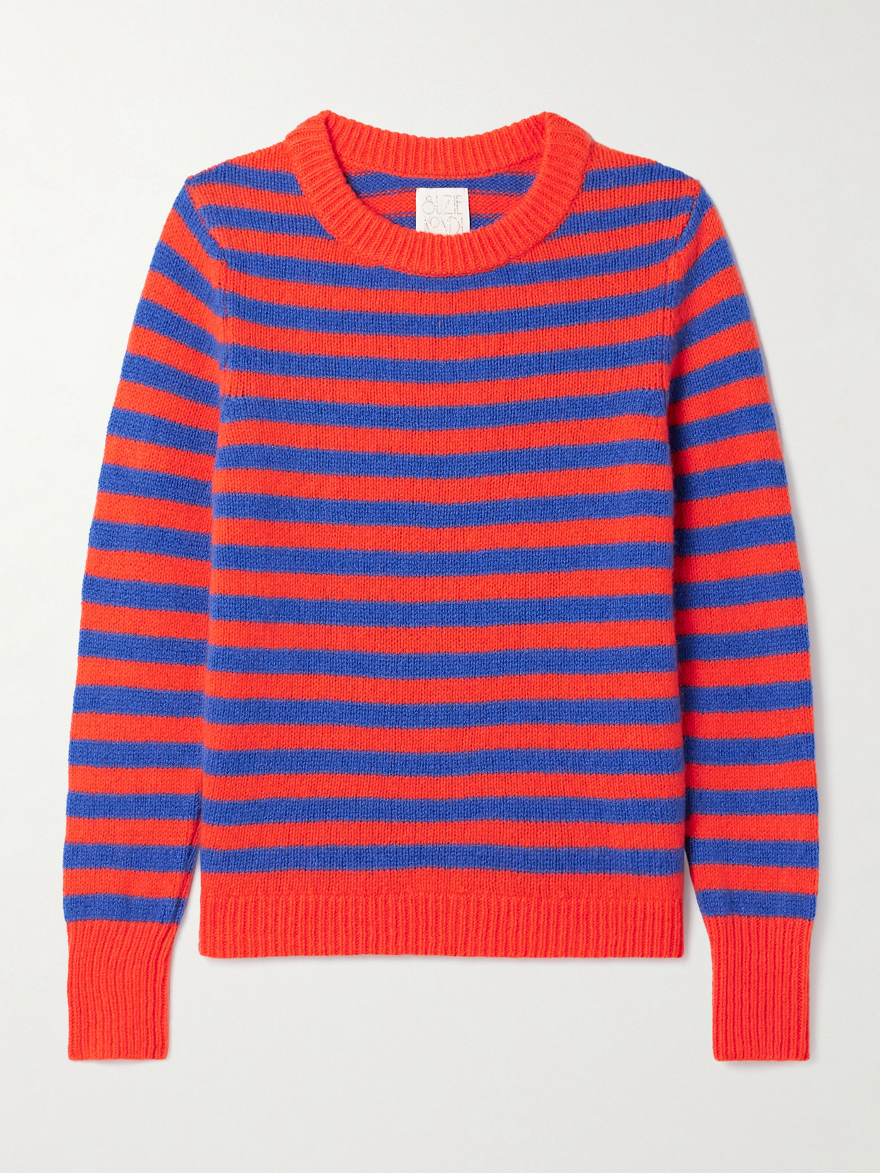 Suzie Kondi Sarra Striped Cashmere Sweater In Multi