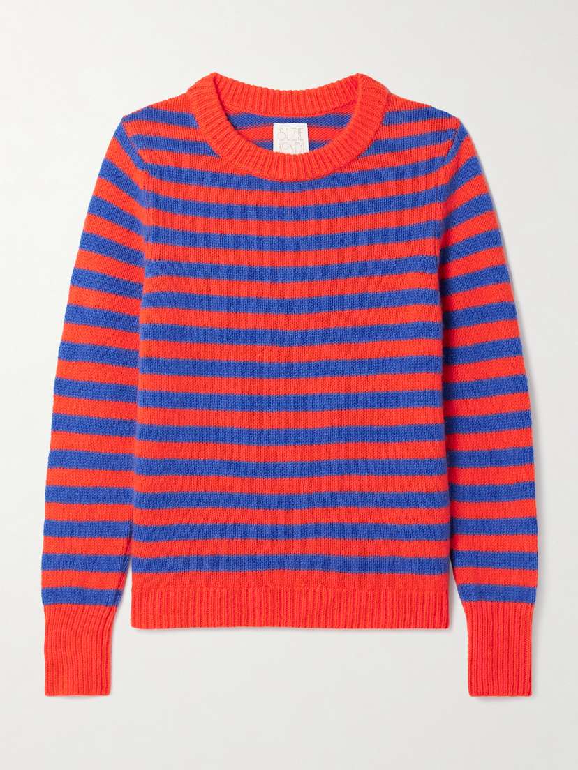 Suzie Kondi Sarra Striped Cashmere Sweater