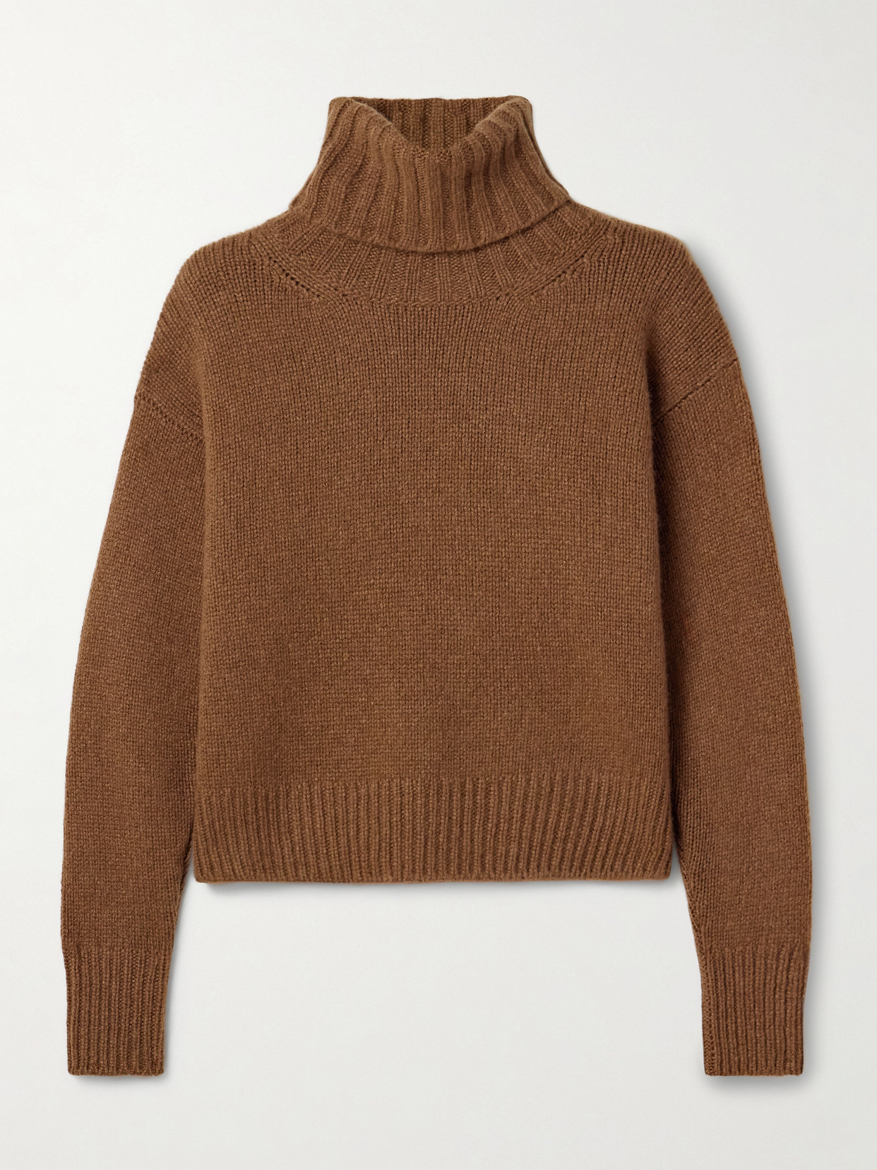 Suzie Kondi Tirana Cashmere Turtleneck Sweater In Brown