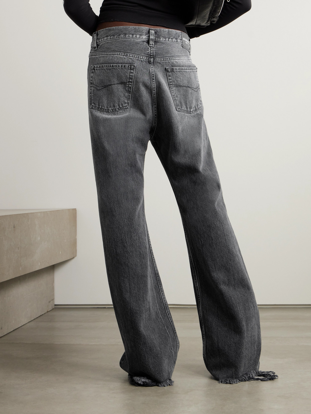 BALENCIAGA DISTRESSED BOYFRIEND JEANS