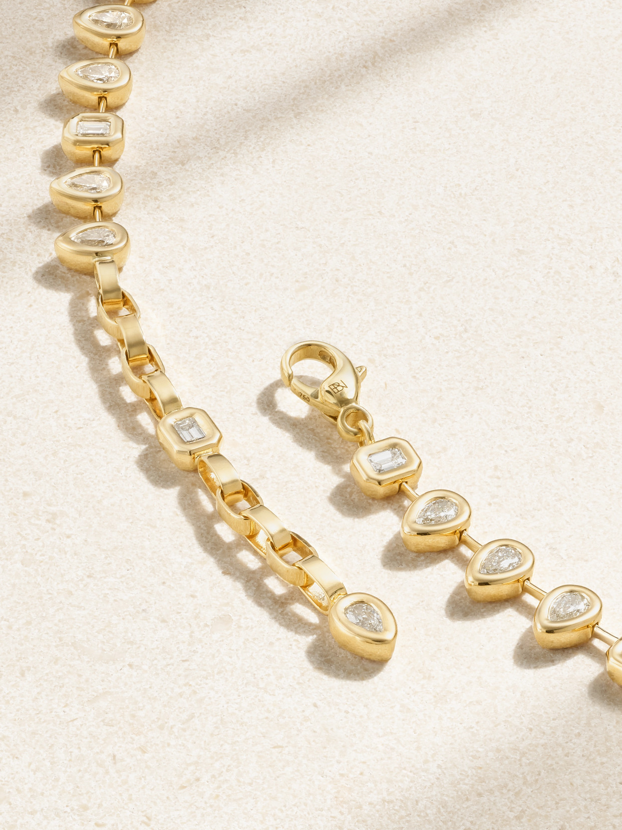 Brent Neale Pillow 18-karat Gold Diamond Necklace In Gold