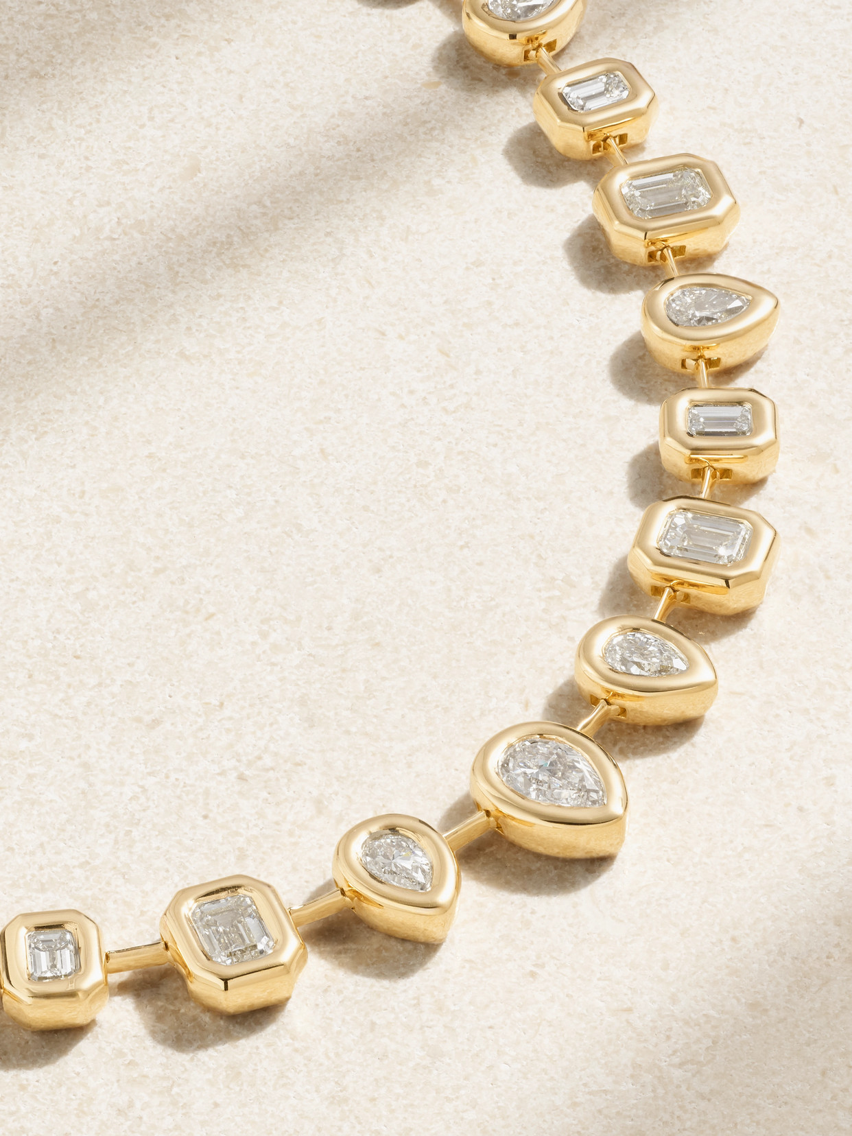 Brent Neale Pillow 18-karat Gold Diamond Necklace In Gold