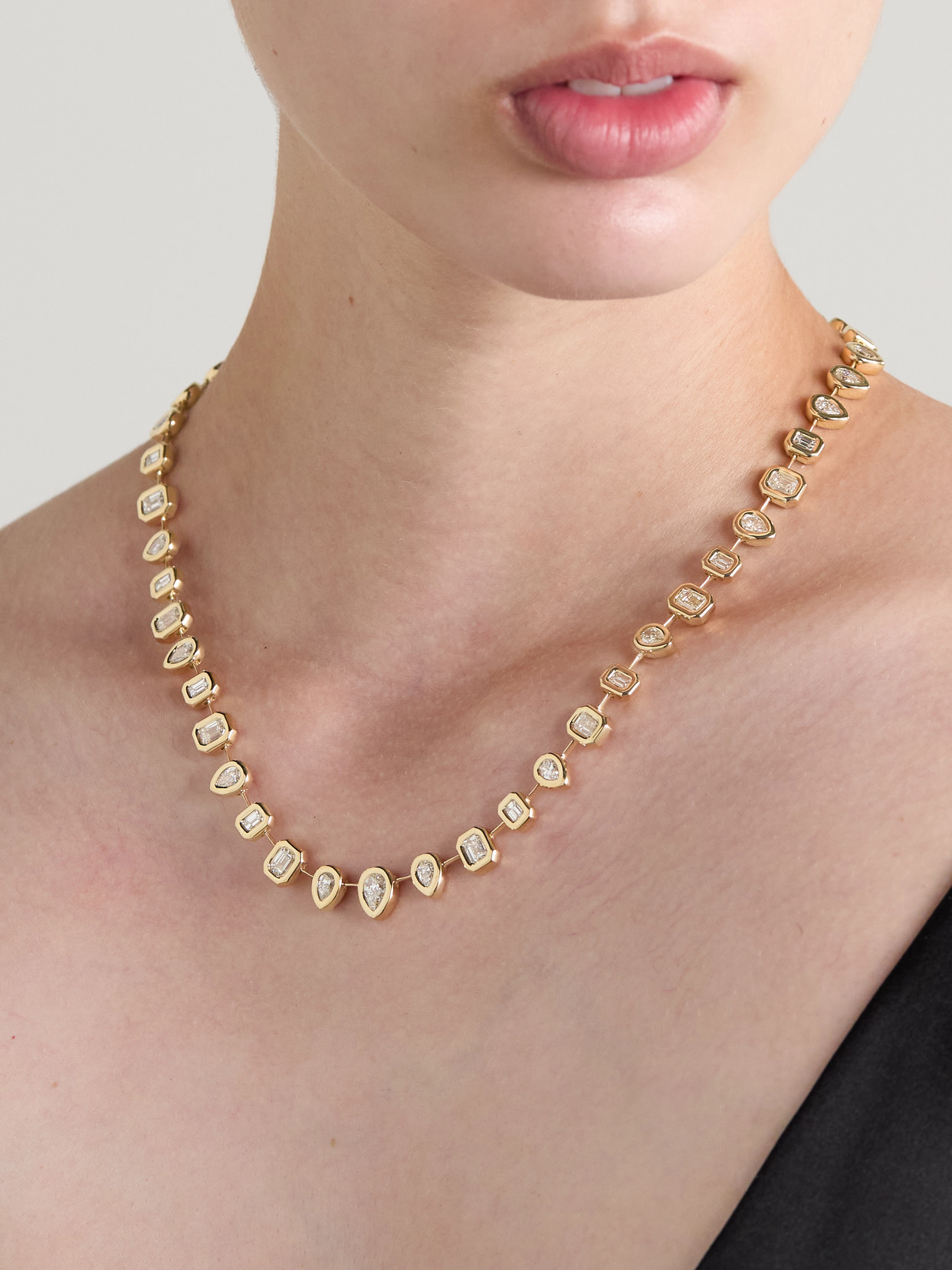 Brent Neale Pillow 18-karat Gold Diamond Necklace In Gold