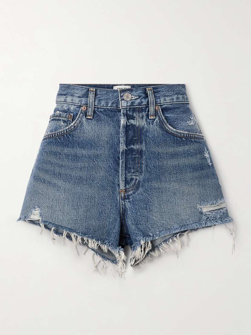 AGOLDE Parker Vintage Cutoff Organic Denim Shorts