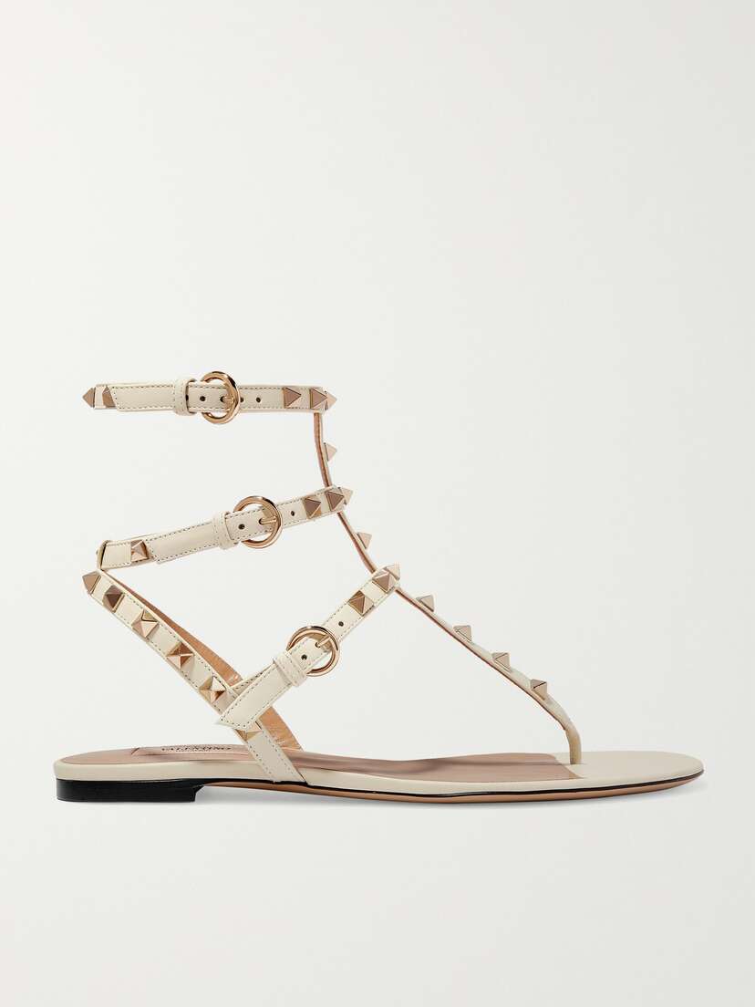 Valentino Garavani The Rockstud Leather Sandals