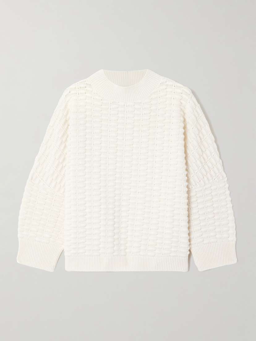 SASUPHI Lupetto Merino Wool And Cashmere-blend Sweater