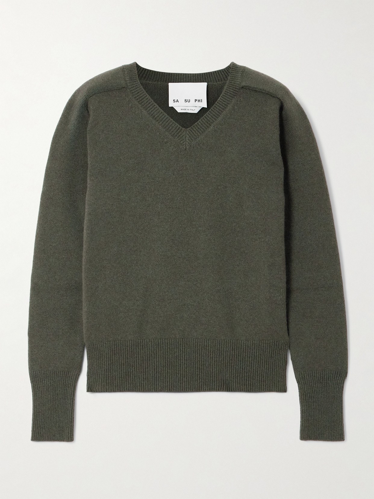 Sasuphi Cashmere Sweater In Green