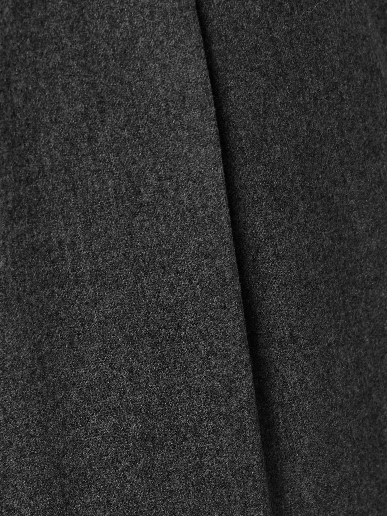 Sa Su Phi Bogart Pleated Wool-blend Flannel Wide-leg Pants In Gray