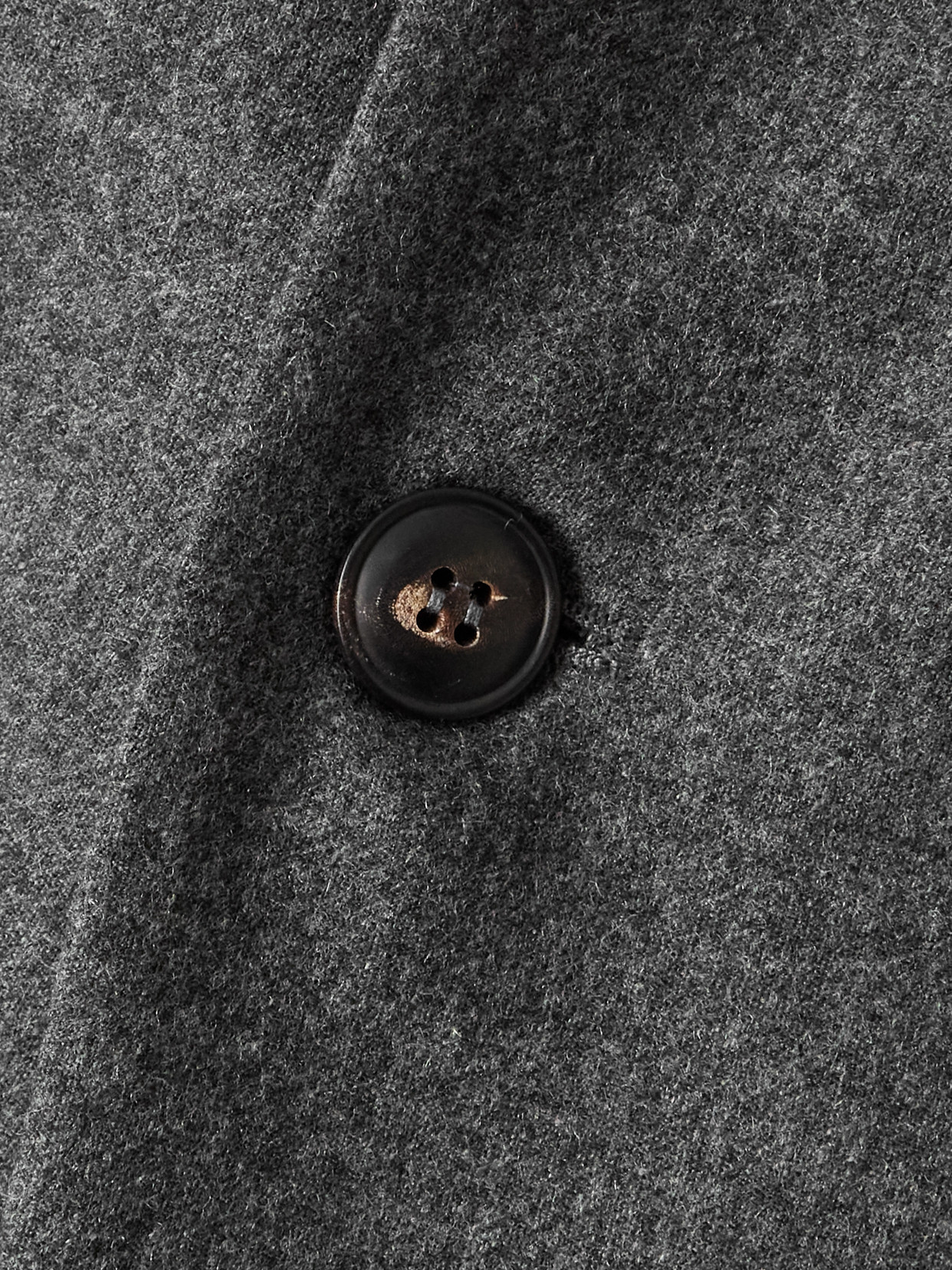 Sa Su Phi Bogart Wool-blend Flannel Blazer In Gray