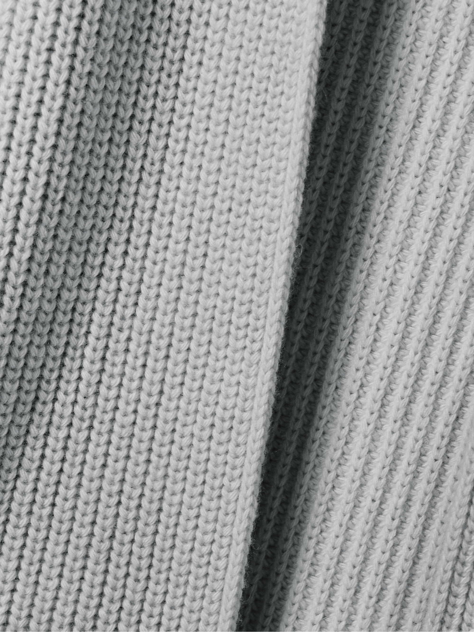 Sasuphi E.R. belted ribbed merino wool and cashmere-blend cardigan