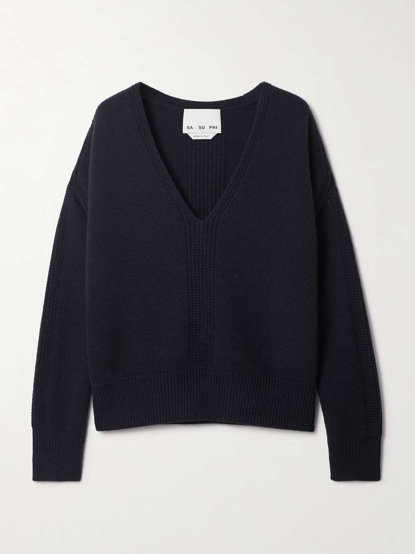 SASUPHI Rasato Merino Wool And Cashmere-blend Sweater