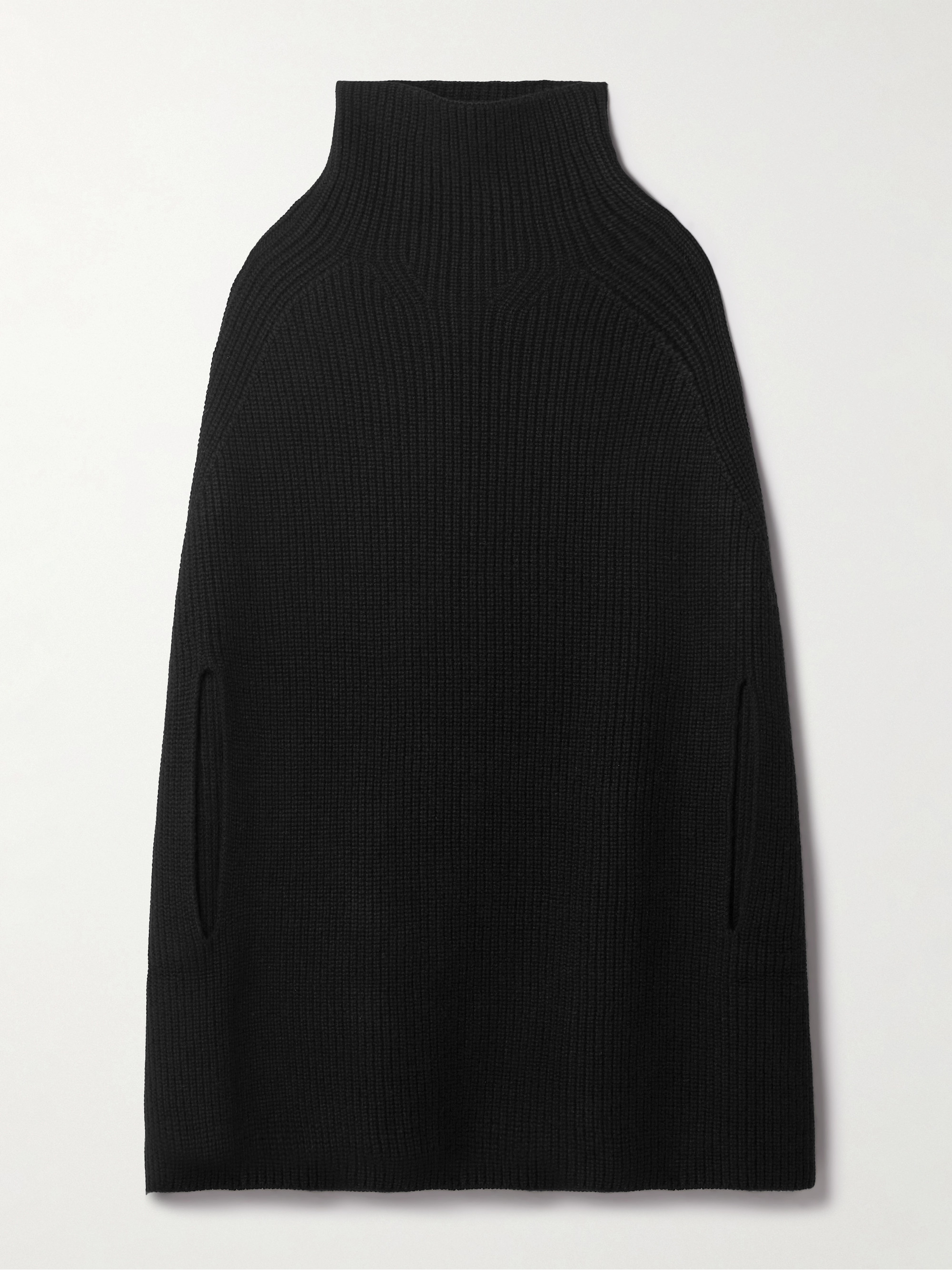 Sasuphi Marine ribbed cashmere cape