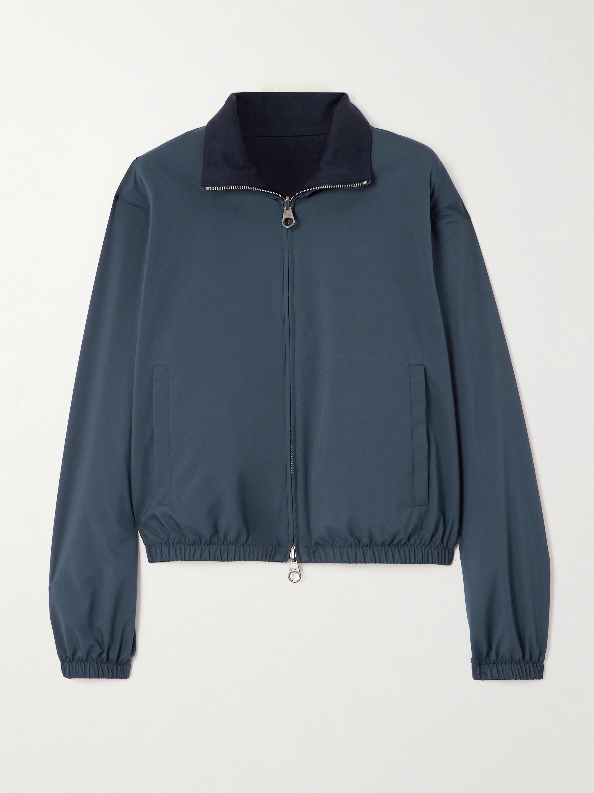 Loro Piana Reversible shell and cashmere bomber jacket thumbnail
