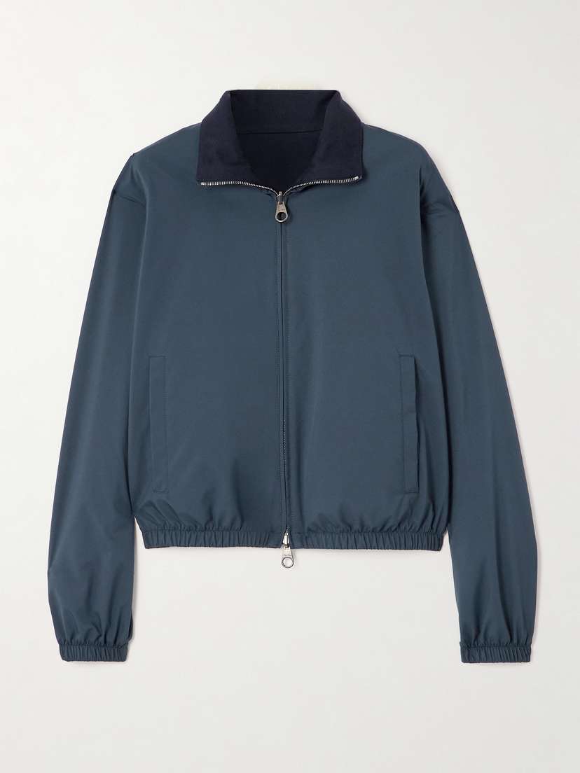 Loro Piana Reversible Shell And Cashmere Bomber Jacket