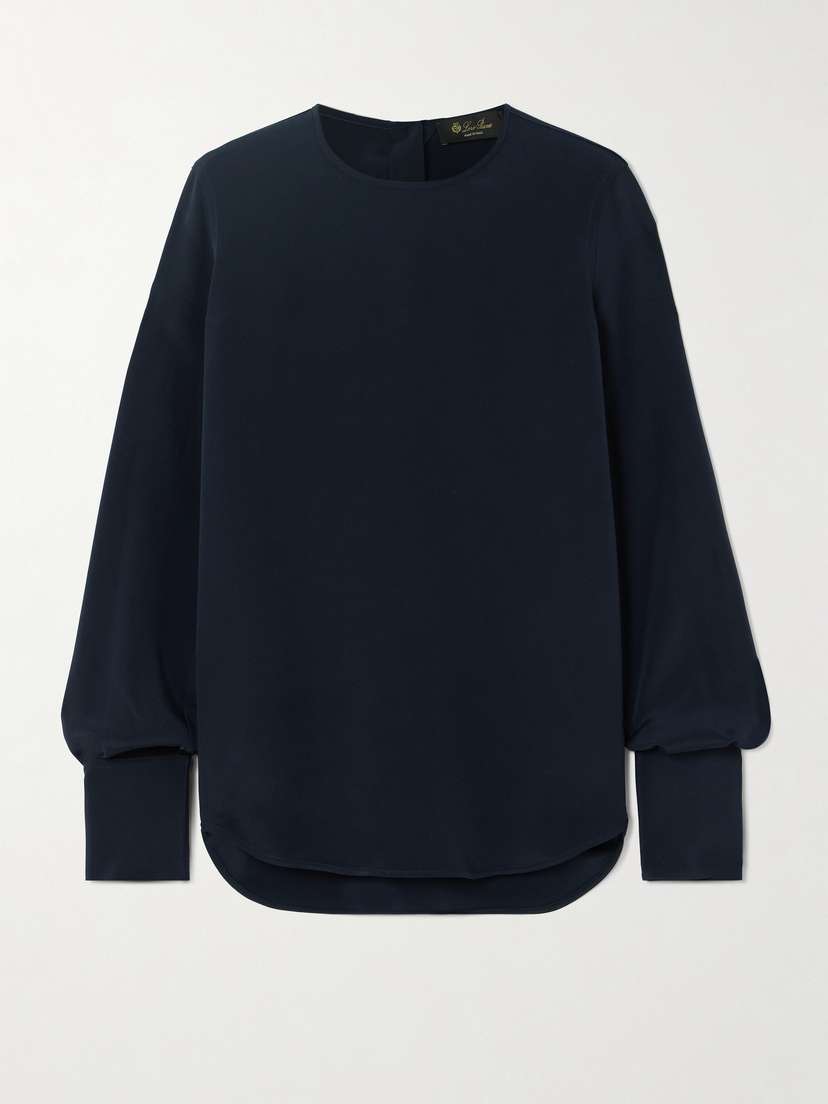 Loro Piana Jami Silk Blouse