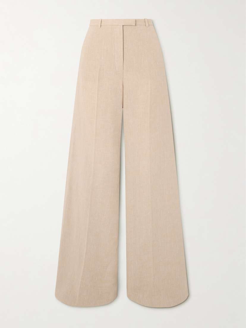 Loro Piana Emmit Linen Flared Pants