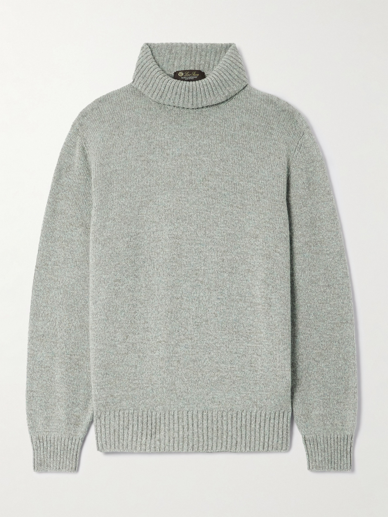 Loro Piana Cellio Cashmere Turtleneck Sweater In Blue