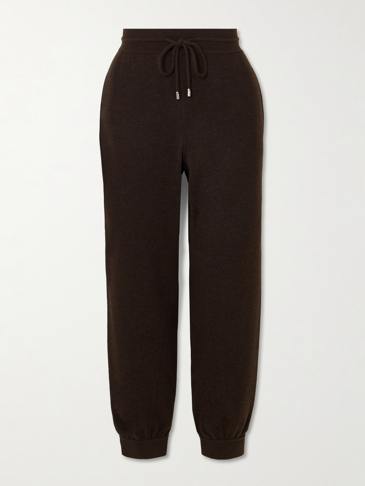 Loro Piana - Wool Tapered Track Pants - Brown