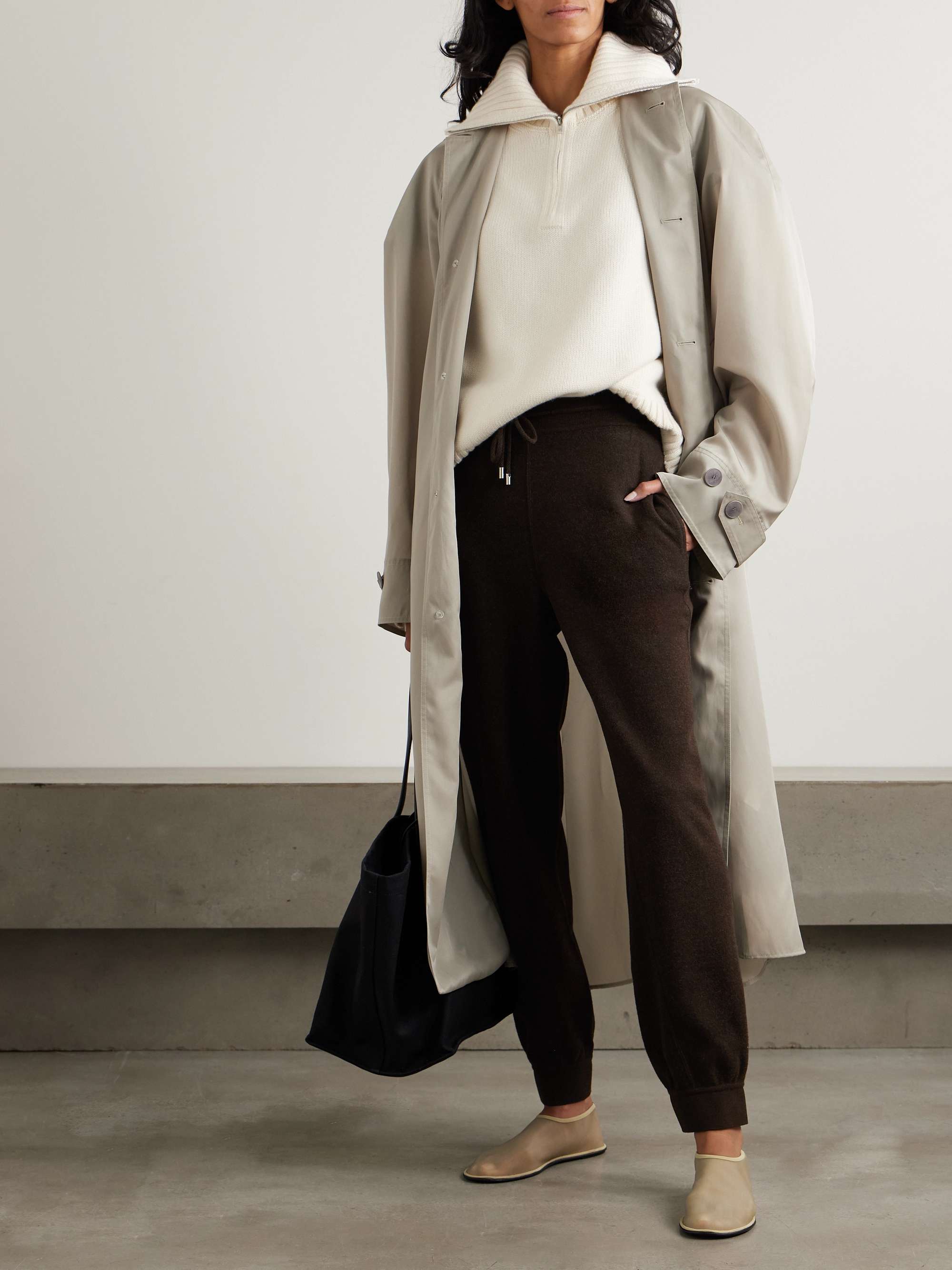 LORO PIANA ウール テーパード トラックパンツ | NET-A-PORTER 