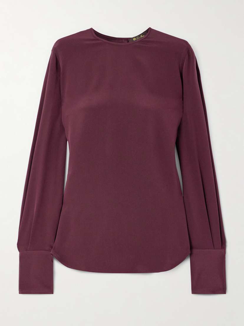 Loro Piana Jami Silk Blouse