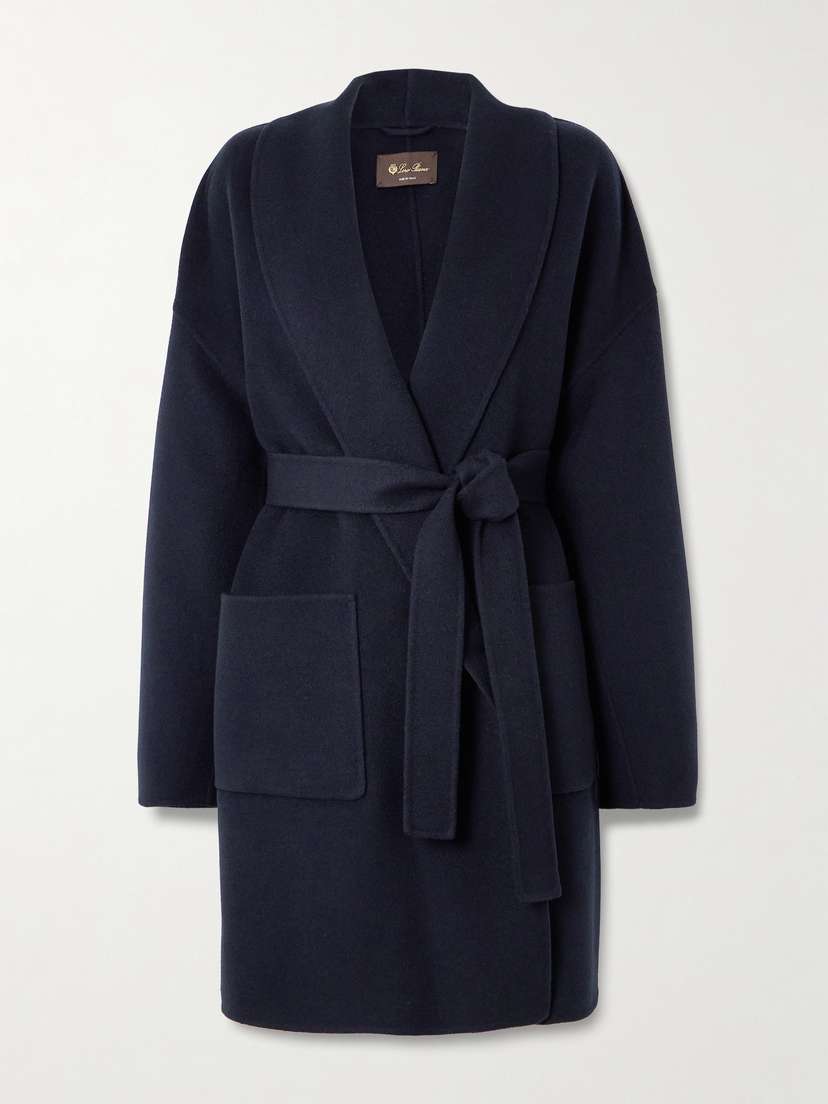 Loro Piana Jed Belted Cashmere Coat