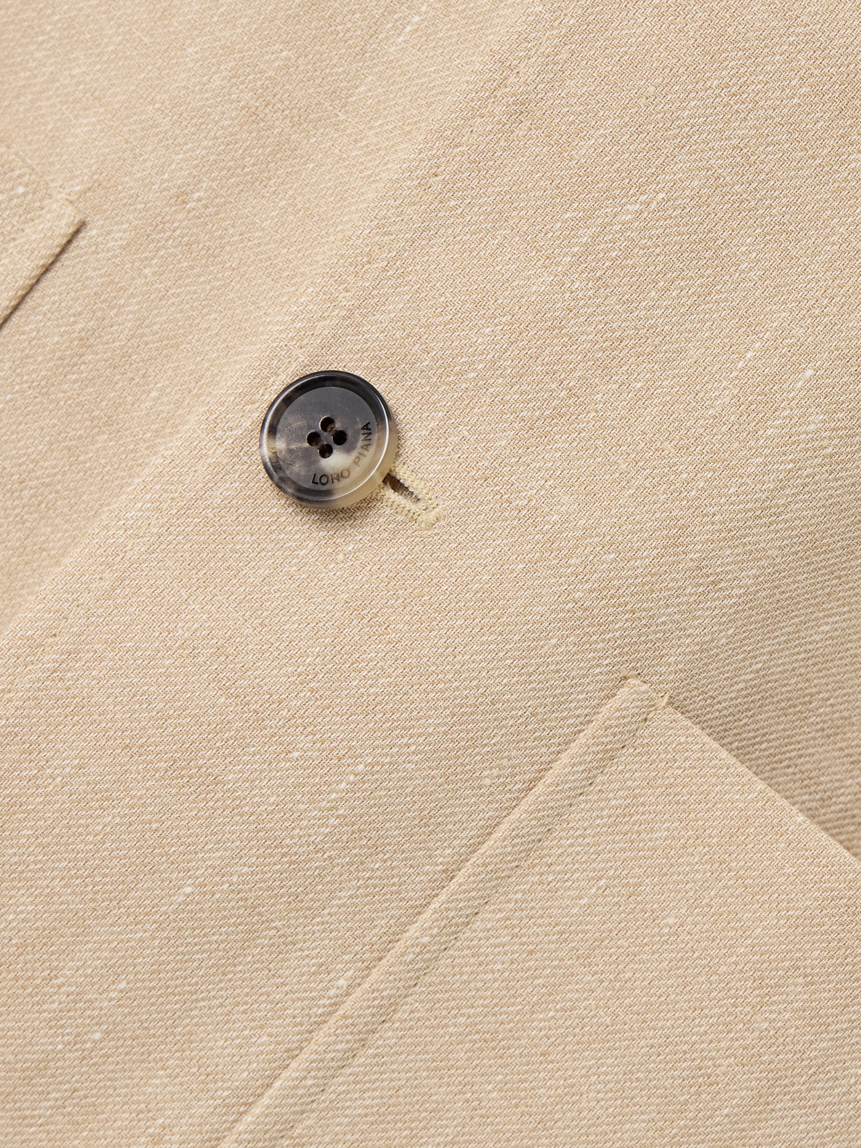Loro Piana Spagna Flax Jacket In Neutrals