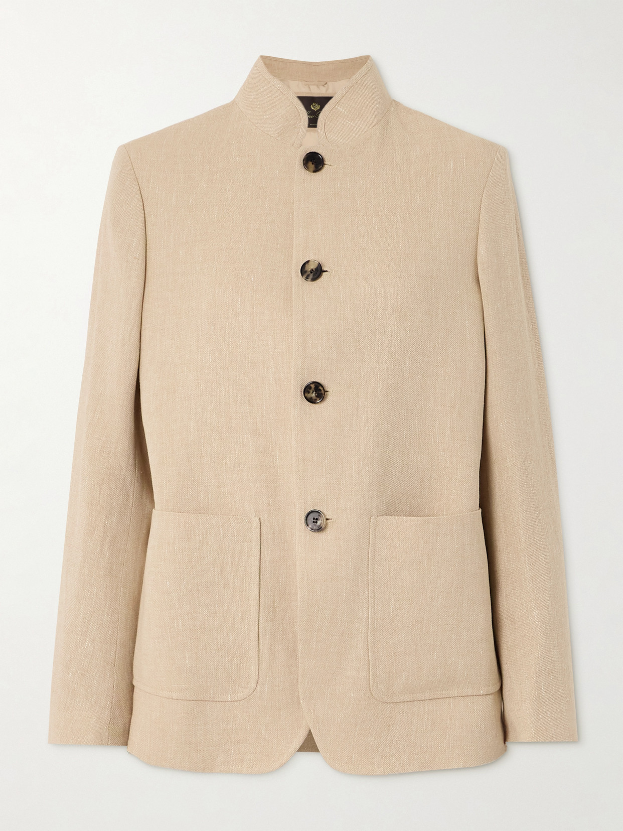 Loro Piana Spagna Flax Jacket In Neutrals