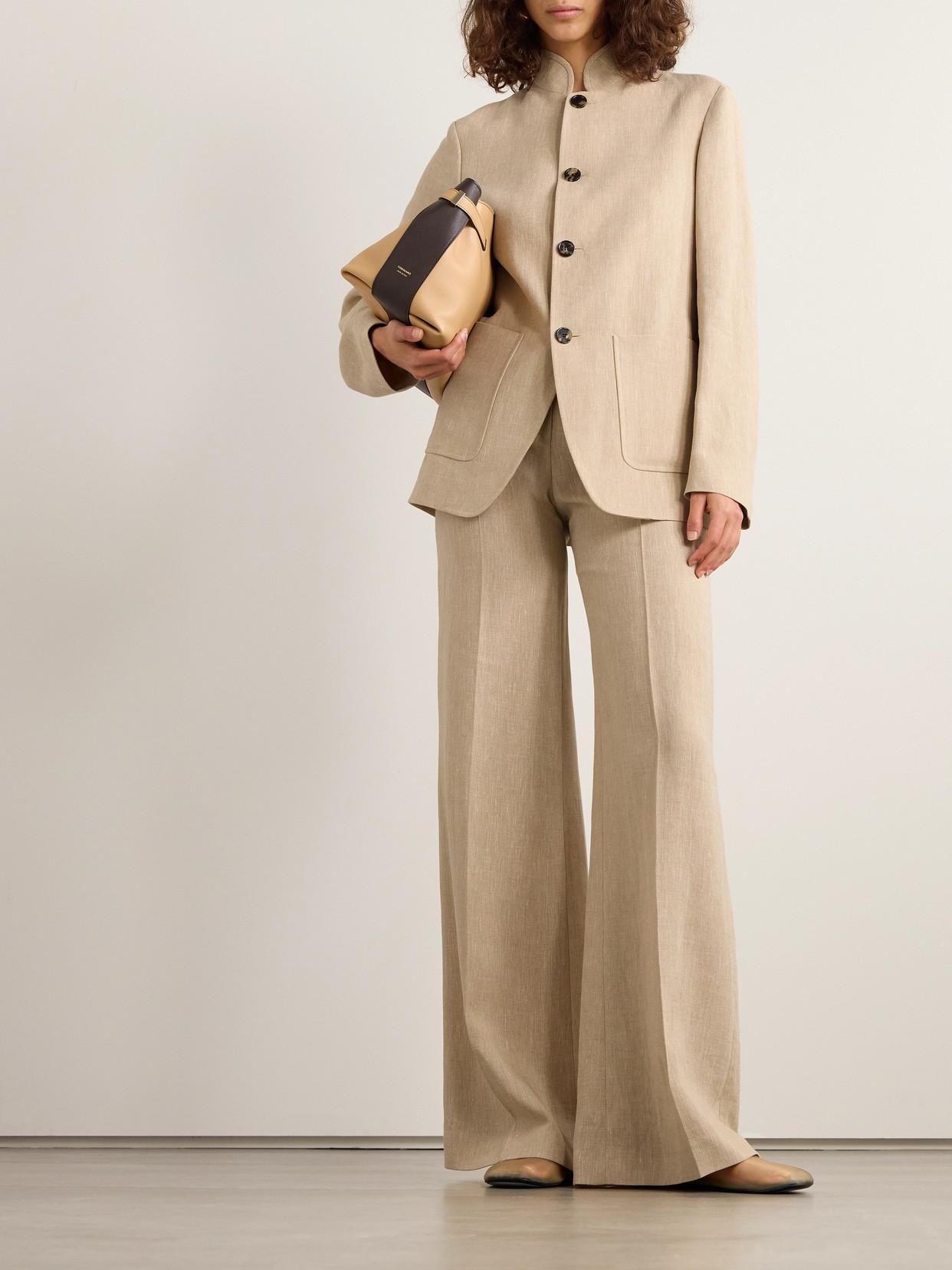 Loro Piana Spagna Flax Jacket In Neutrals