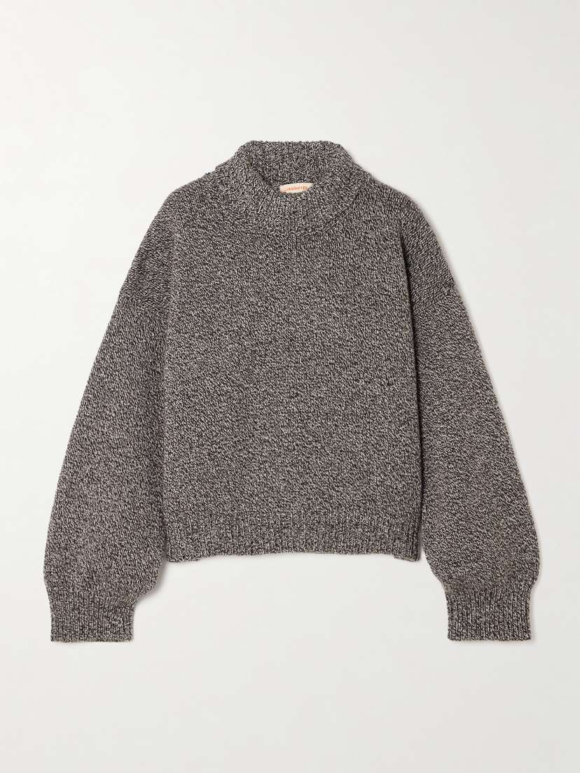 &Daughter Caragh Oversized Cropped Wool Sweater