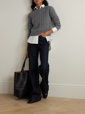&DAUGHTER Cable-knit wool sweater
