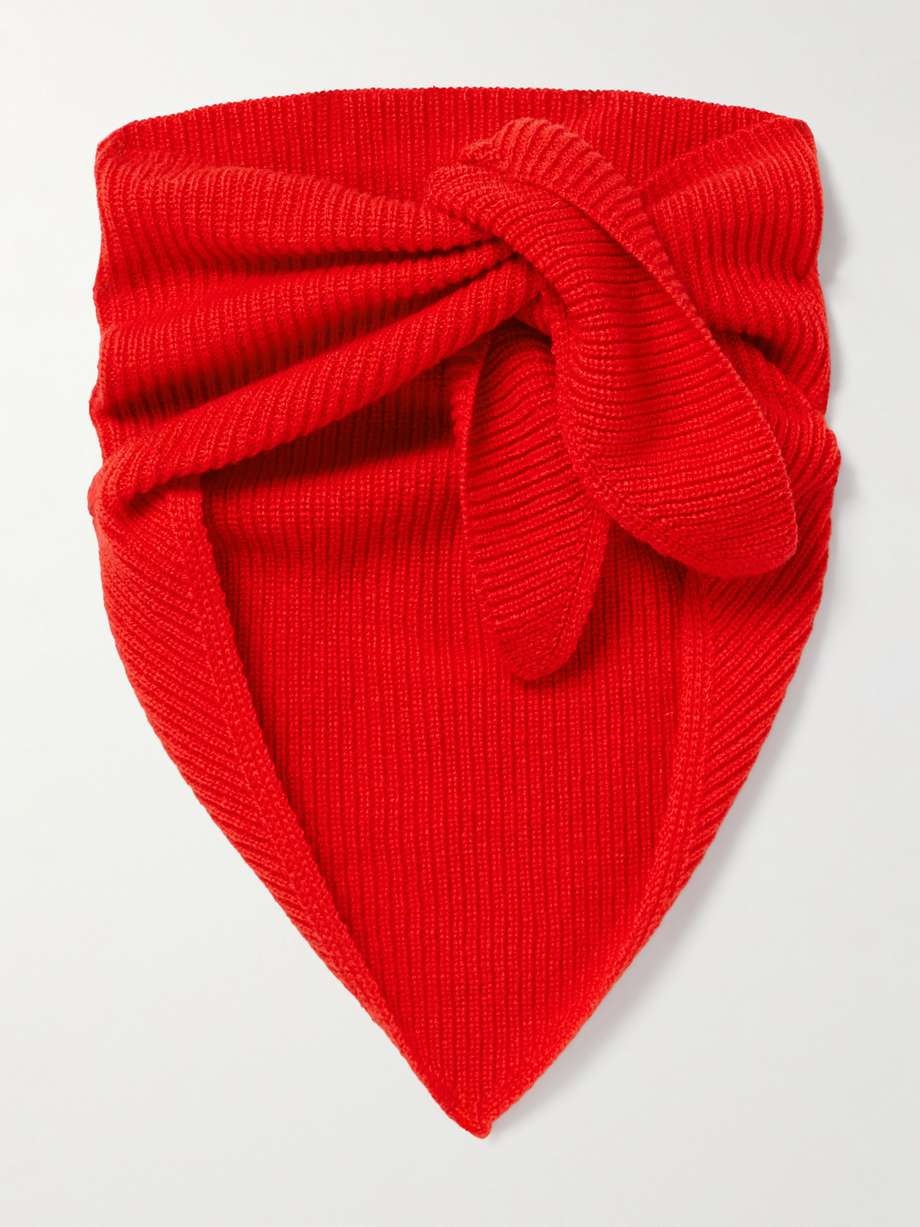 &DAUGHTER Fionn ribbed cashmere scarf