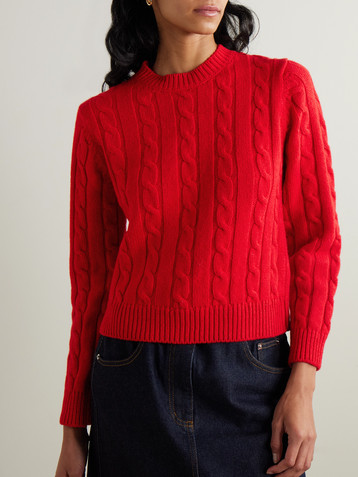&DAUGHTER Cable-knit wool sweater