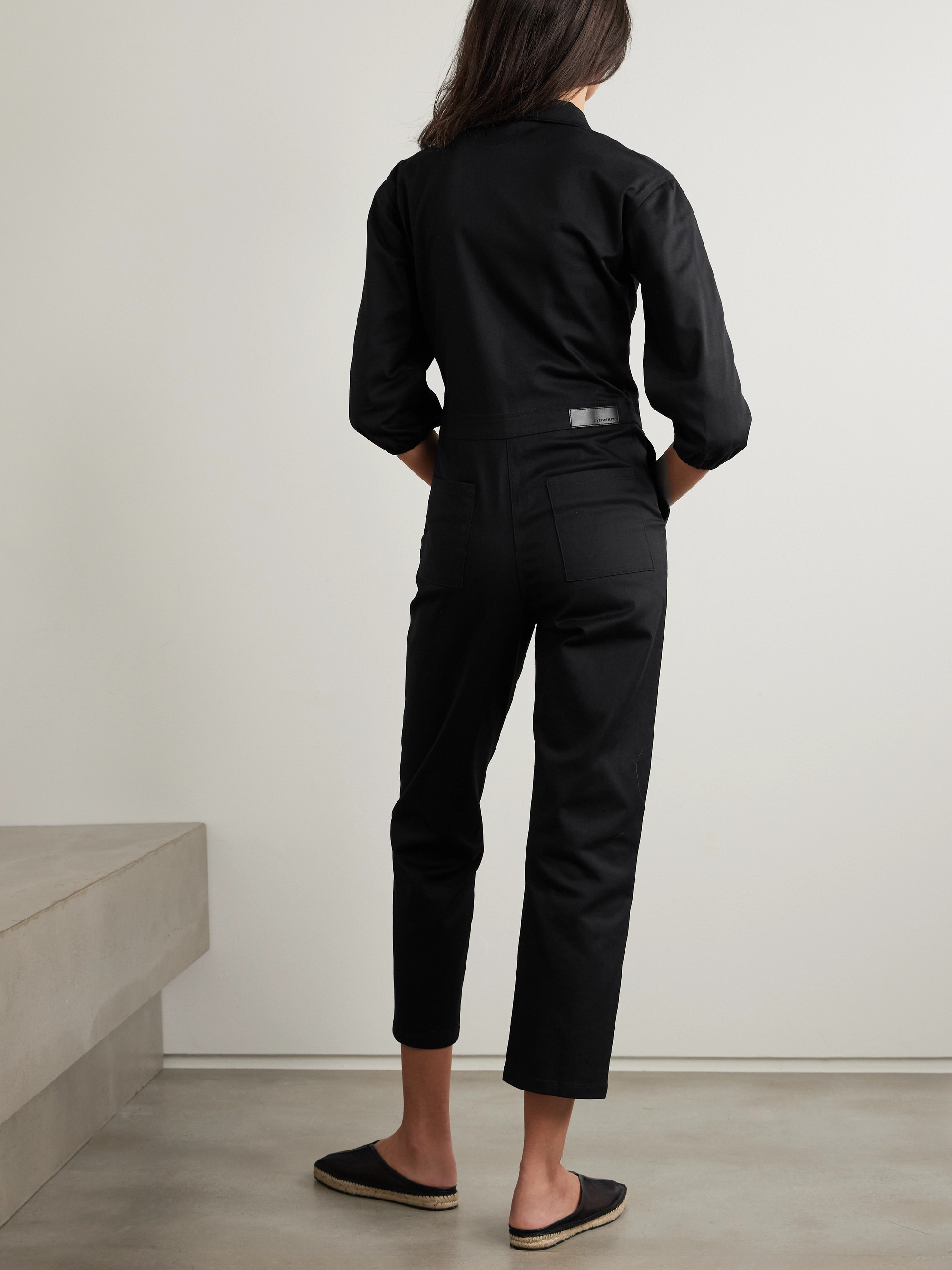 RIVET UTILITY Charmer stretch-cotton twill jumpsuit thumbnail