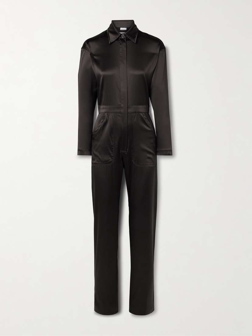 Rivet Utility + Net Sustain Powerhouse Herringbone Linen And Cotton-blend Jumpsuit