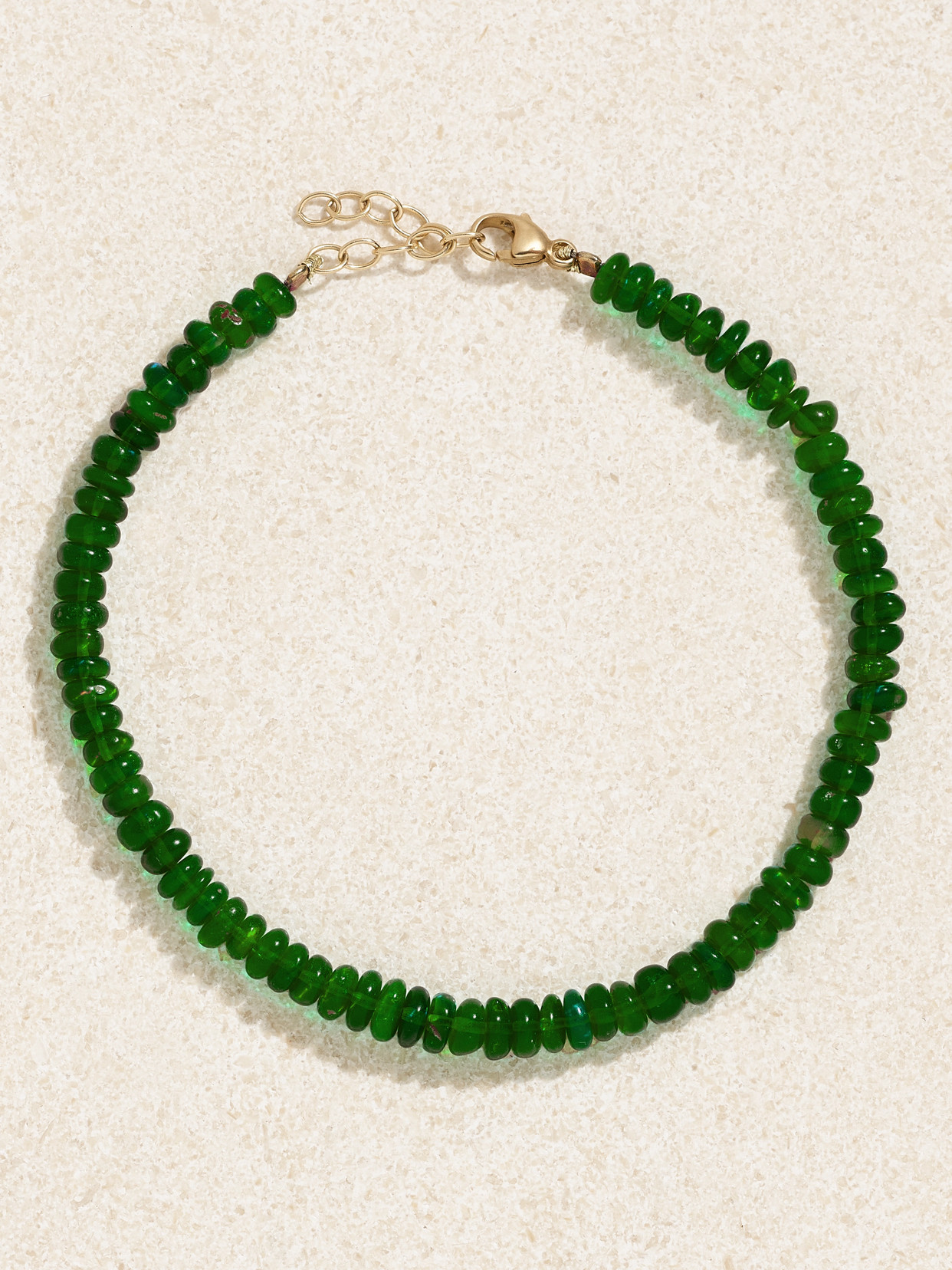 Jia Jia Gold Diopside Bracelet In Green