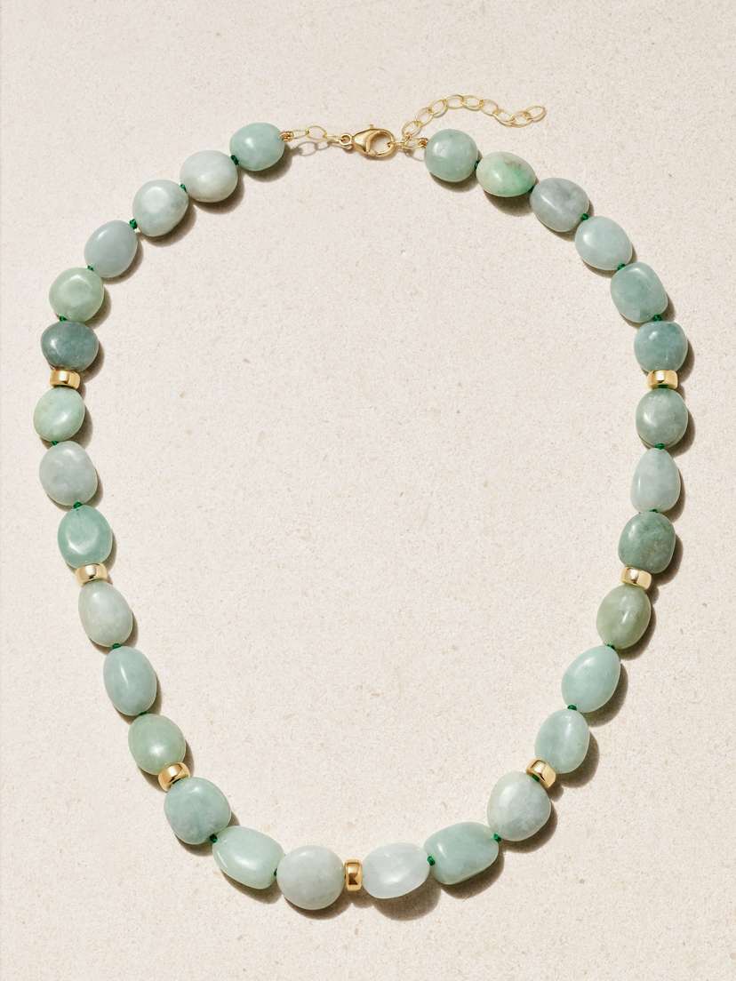 JIA JIA Gold Jade Necklace