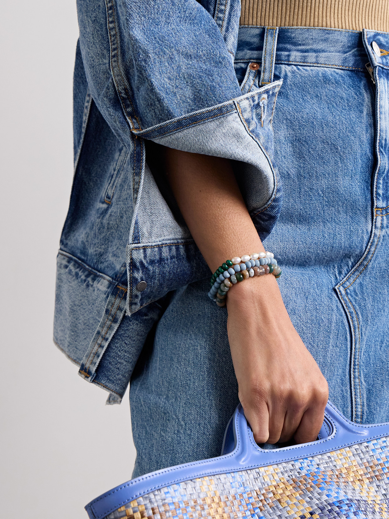 Jia Jia Gold Opal Bracelet In Blue