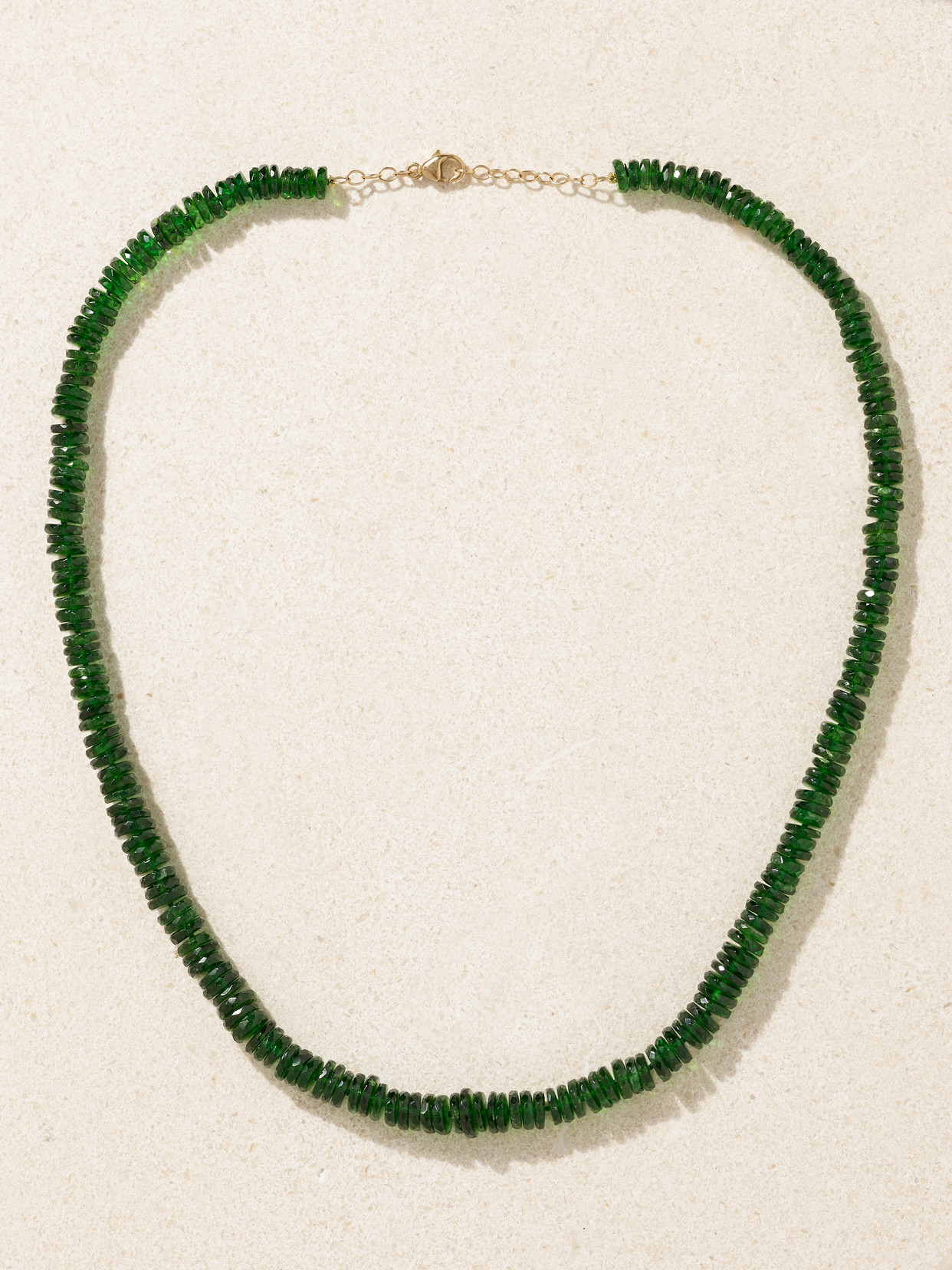 Jia Jia Aurora Gold Chrome Diopside Necklace In Green