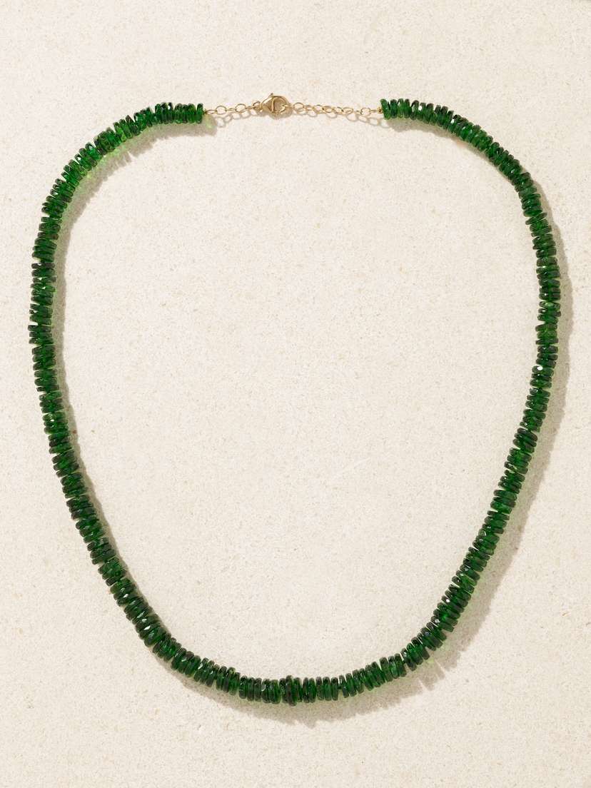 JIA JIA Aurora Gold Chrome Diopside Necklace