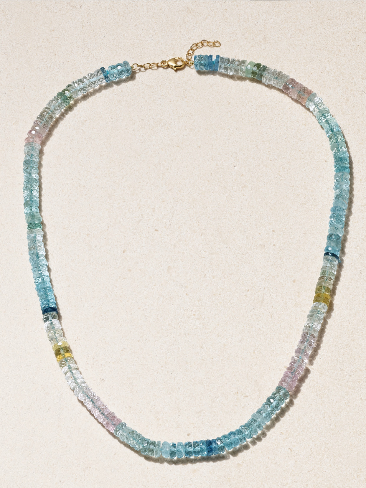 Jia Jia Gold Morganite Necklace In Multi