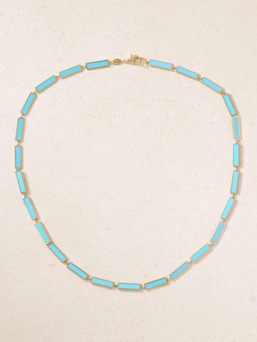 JIA JIA 14-karat Gold Turquoise Necklace