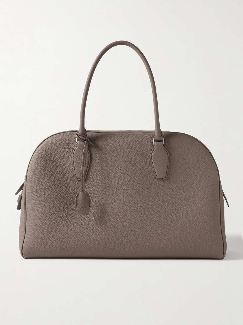 The Row India Textured-leather Tote