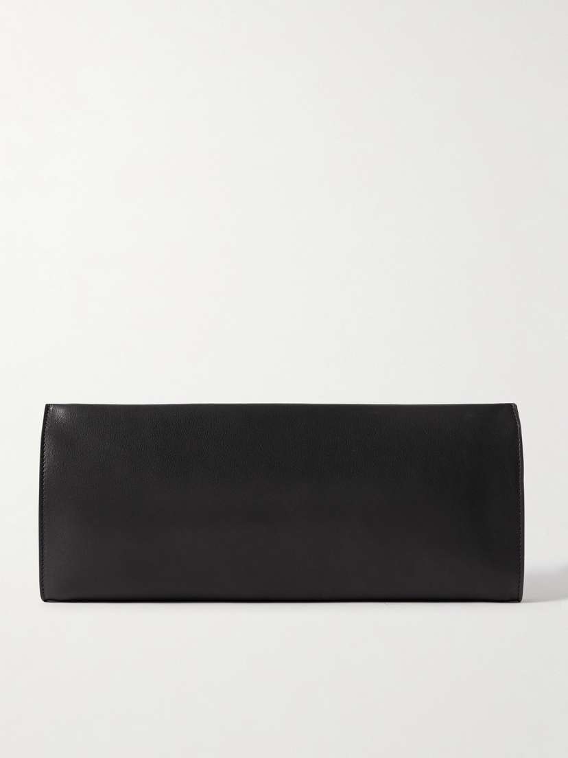 The Row Flat Leather Clutch