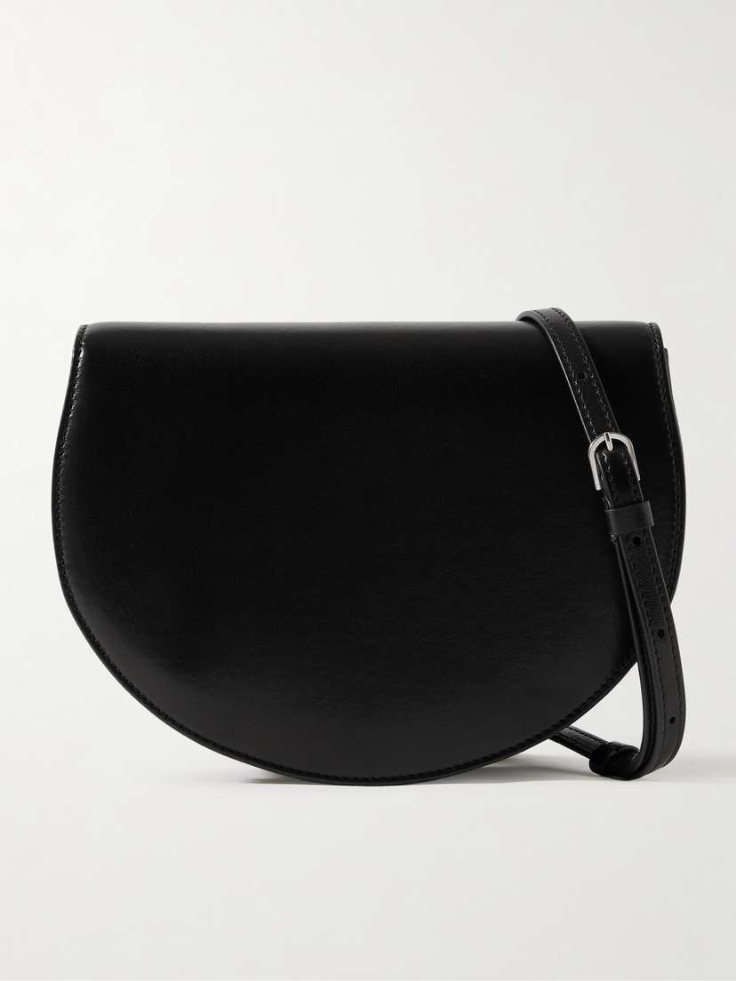 The Row Canteen Leather Shoulder Bag